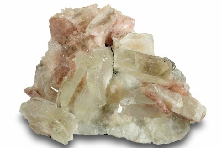 Lustrous Apophyllite With Phantoms - India #253411